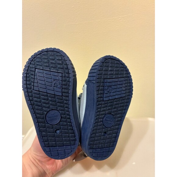 NWT Wonder Nation Toddler Blue Hook and Loop Tennis Shoes Sneakers Size 4 - Picture 7 of 7